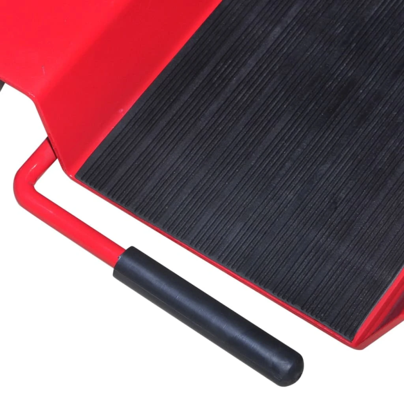 vidaXL motocikla platforma, statīvs, sarkans