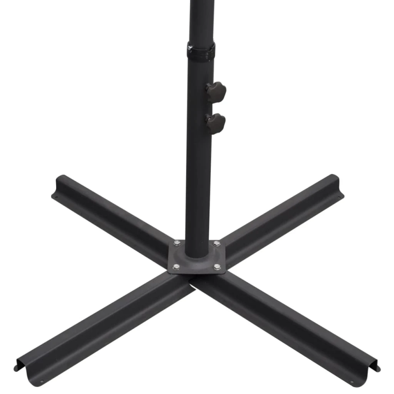 vidaXL konsoles lietussargs, 3 m, zaļš