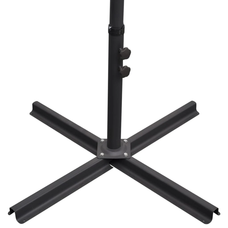 vidaXL dārza saulessargs, 3m, smilšu balts