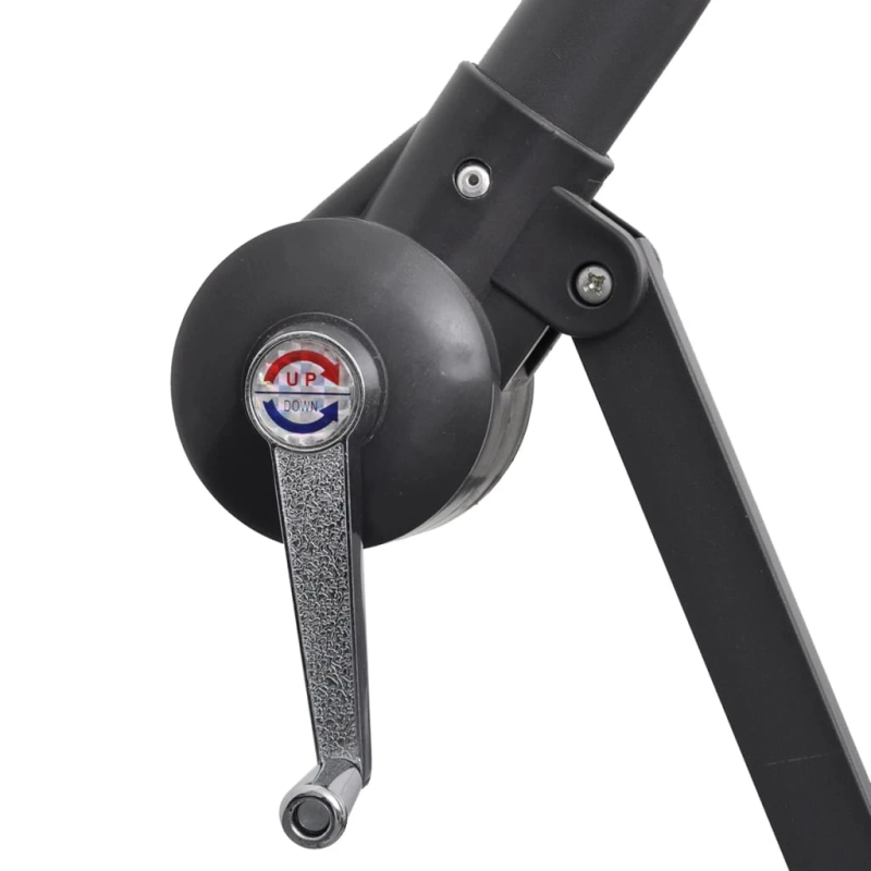 vidaXL dārza saulessargs, 3m, smilšu balts