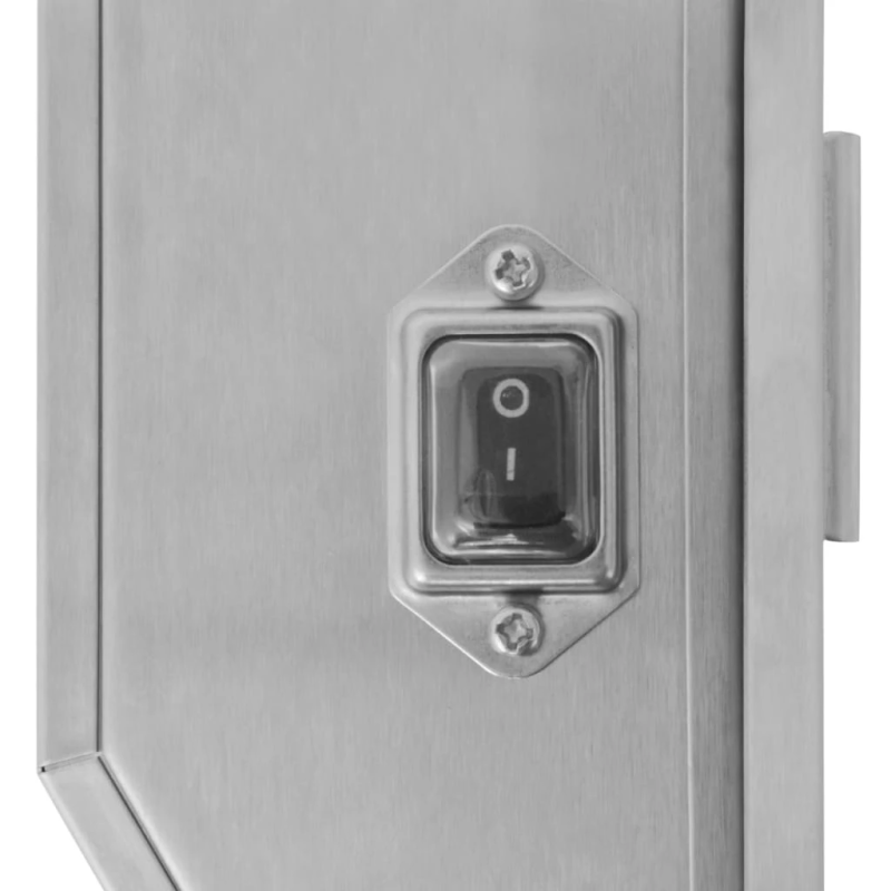 vidaXL grila iesmu motors, nerūsējošs tērauds, 4 W