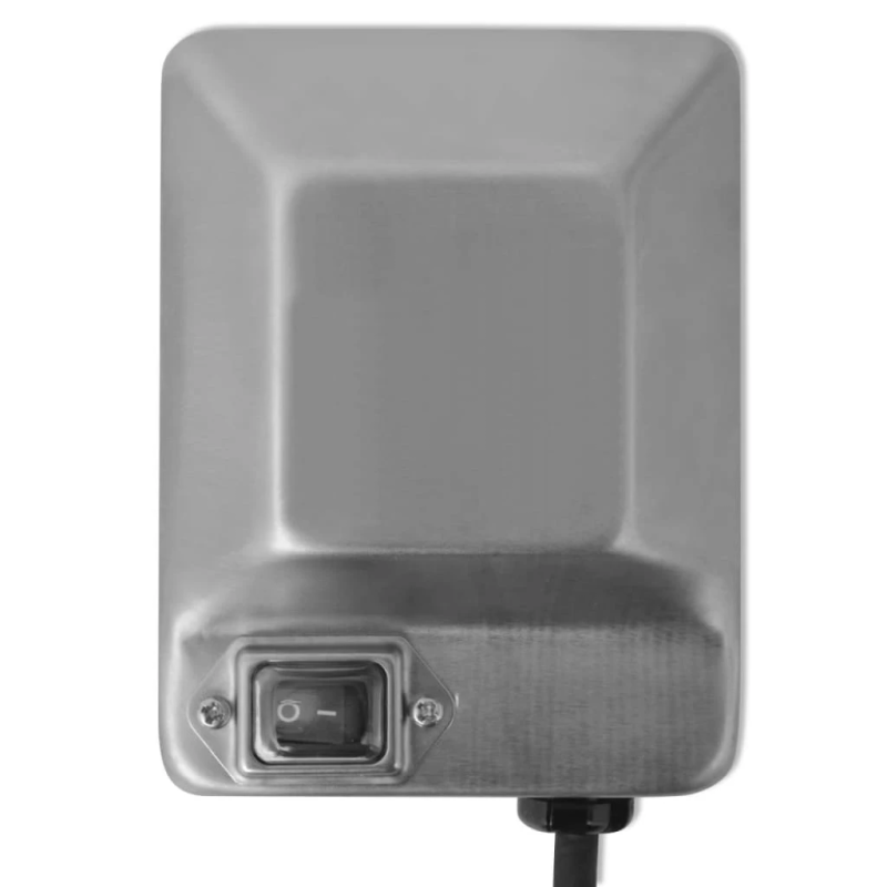 vidaXL grila iesmu motors, nerūsējošs tērauds, 4 W