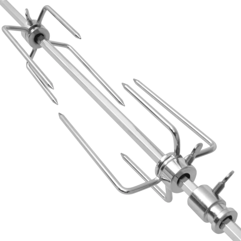 vidaXL elektriskais grila iesms ar motoru, 1000 mm