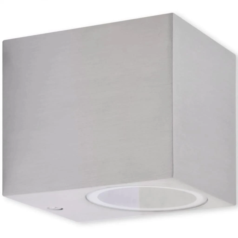 vidaXL āra sienas lampas kuba formā, 2 gab.