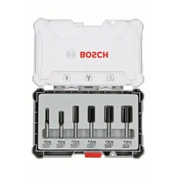 6-pcs router bit set. straight 8mm