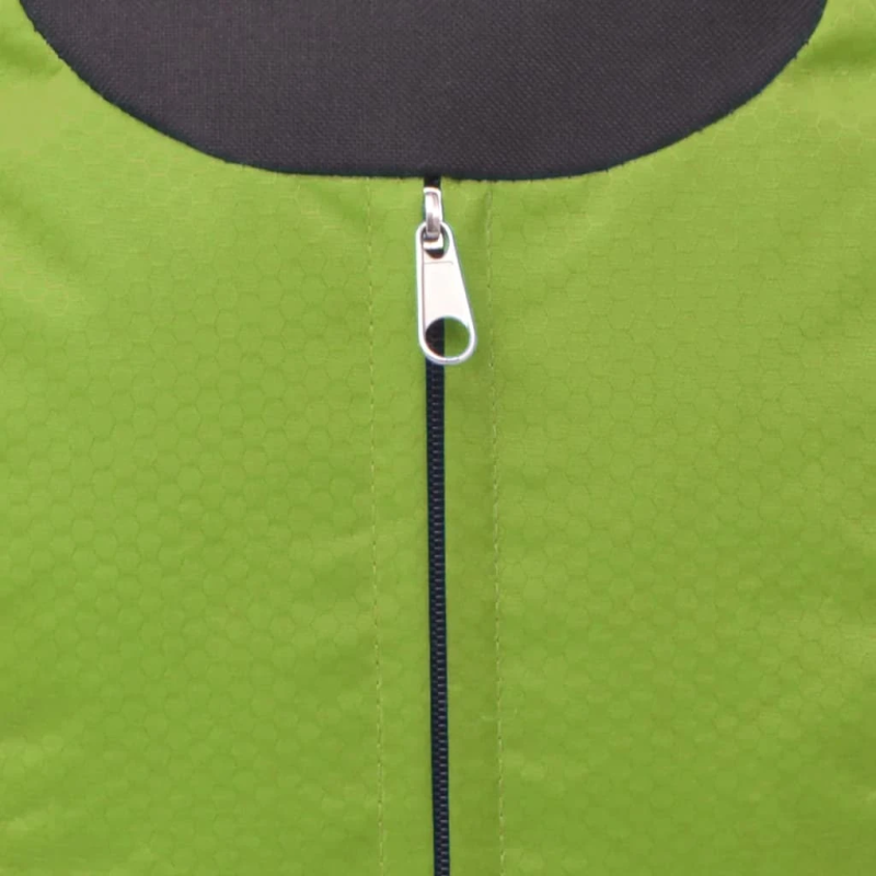 vidaXL pārgājienu mugursoma, 40 l, melna un zaļa