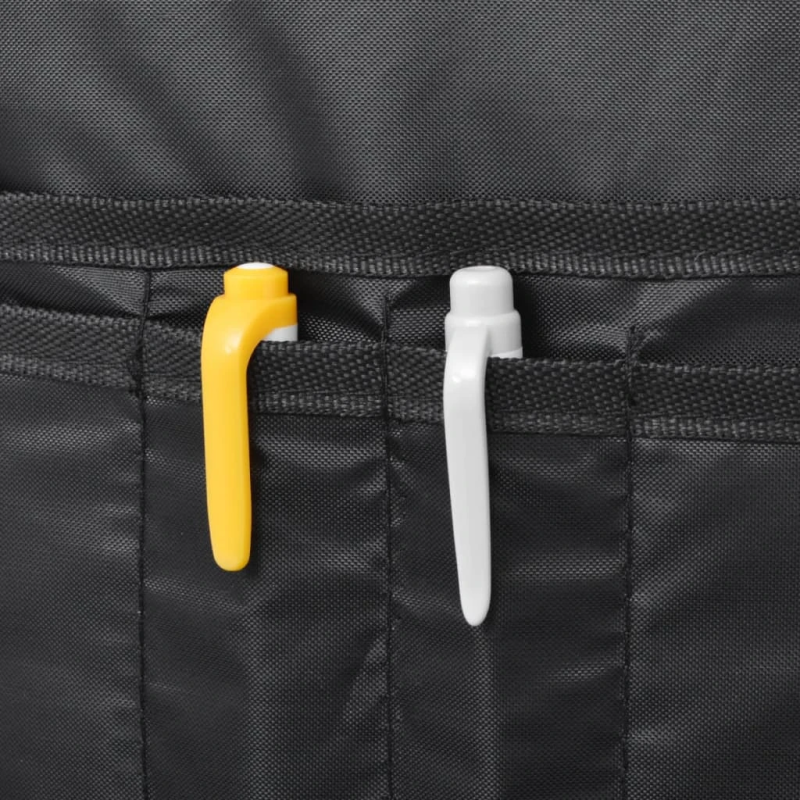 vidaXL skolas mugursoma, 40 L, melna ar zilu