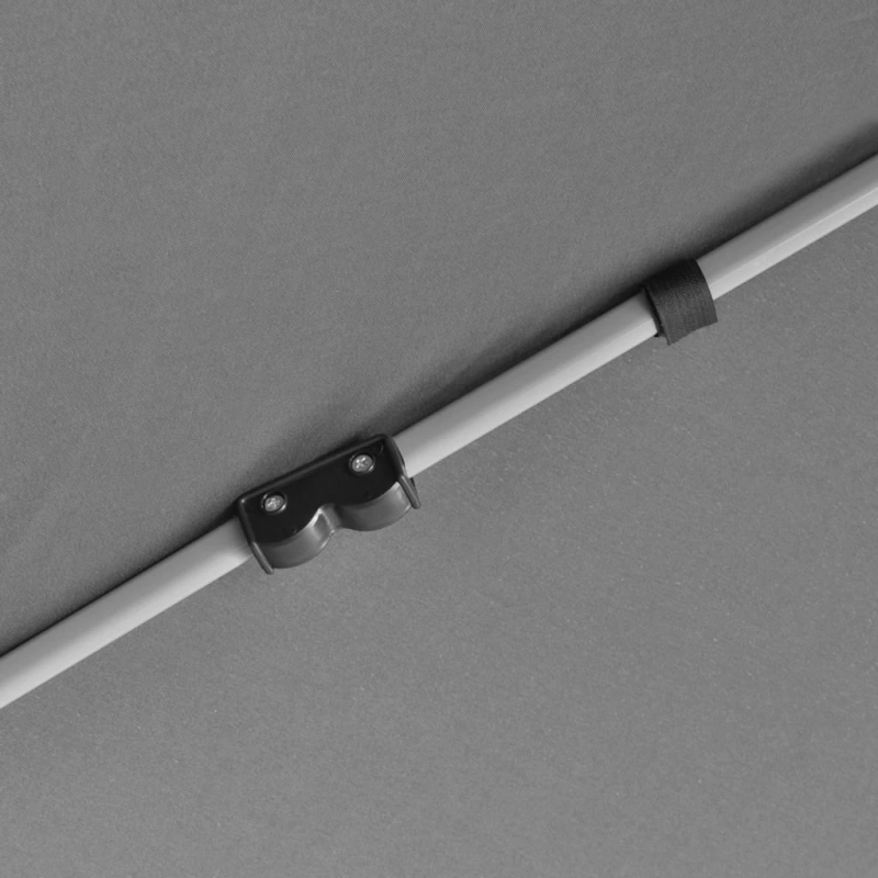 vidaXL nojume ar 6 sānu sienām, ātri uzstādāma, 3,6x3,1 m, pelēka