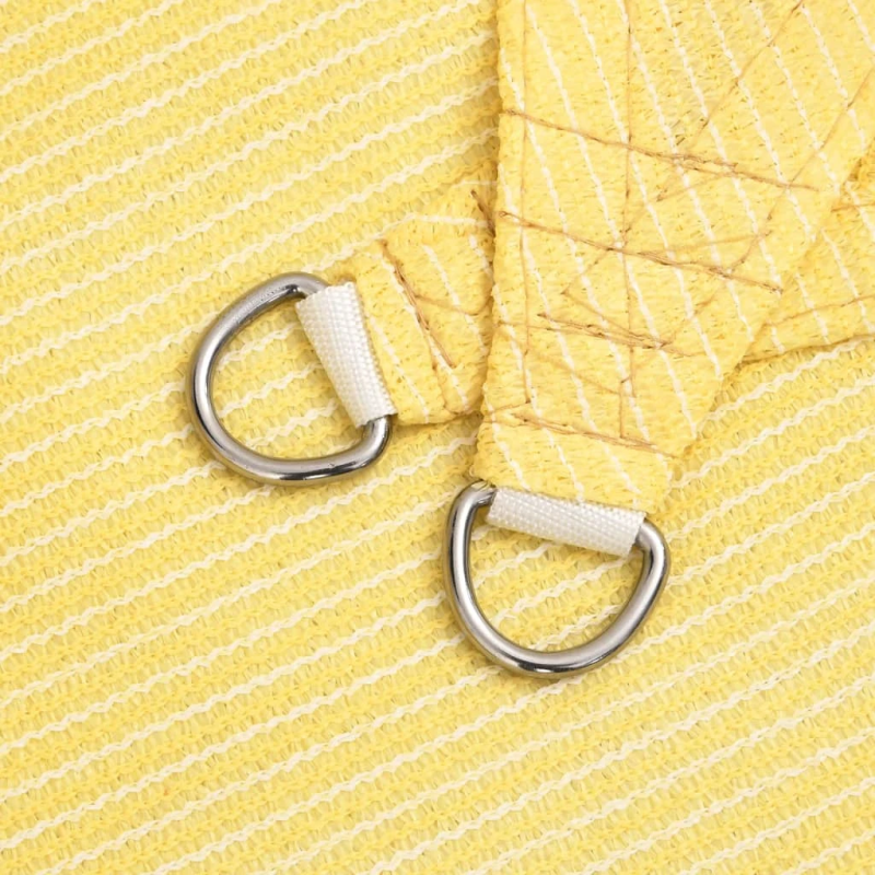 vidaXL taisnstūra saulessargs, 4x6 m, HDPE, bēšs