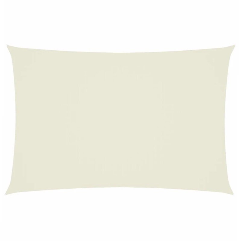 vidaXL saulessargs, 2x4m, taisnstūra forma, krēmkrāsas oksforda audums
