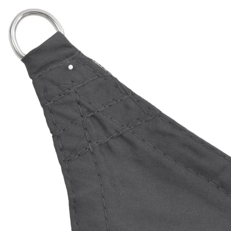 vidaXL saulessargs, 5x5x5 m, trijstūra forma, antracītpelēks audums