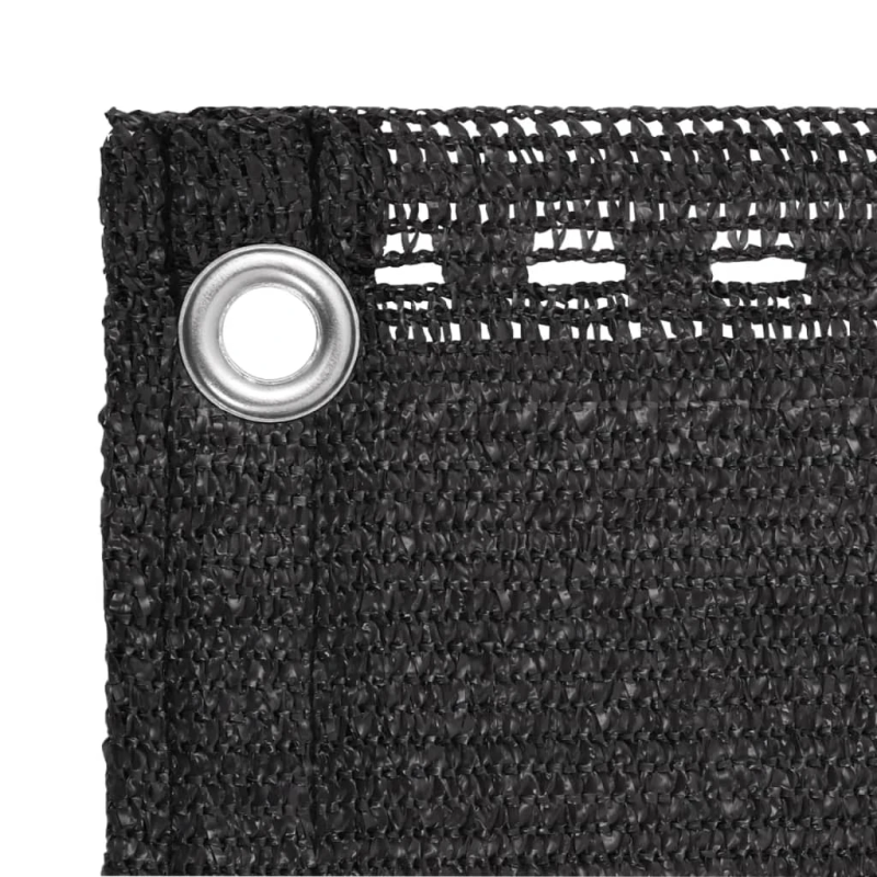 vidaXL balkona aizslietnis, 90x600 cm, antracītpelēks HDPE