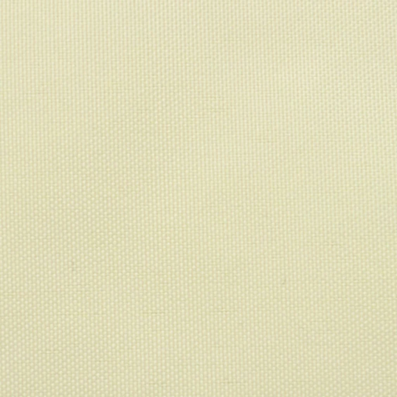 vidaXL balkona aizslietnis, 90x600 cm, krēmkrāsas oksforda audums