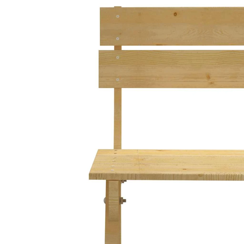 vidaXL dārza krēsls, impregnēts priedes koks