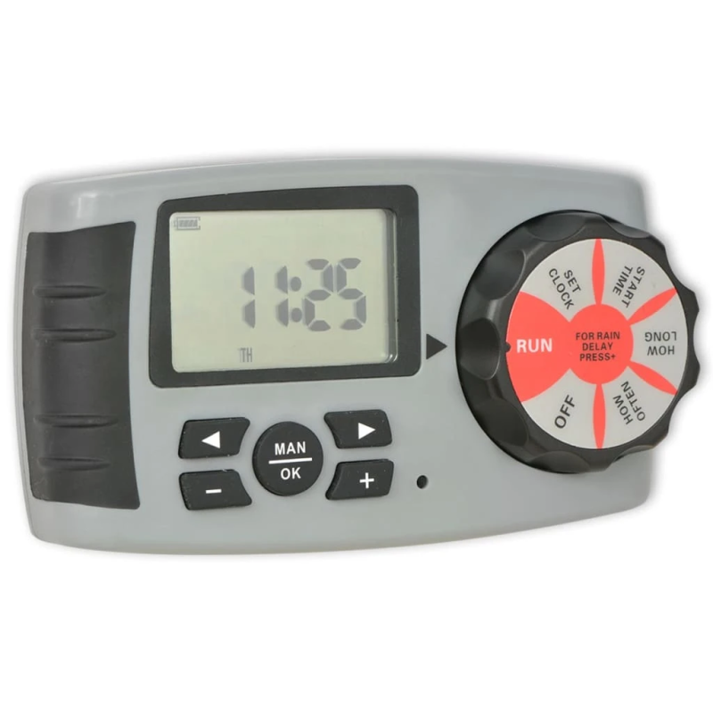 42352 vidaXL Automātiskā irigācijas Timer ar 4 stacijām 3 V