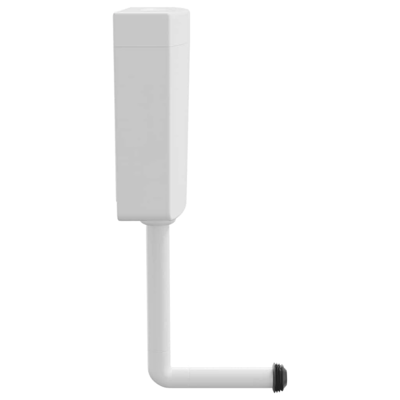 vidaXL tualetes poda tvertne ar apakšējo ūdens padevi, 3-6 l, balta