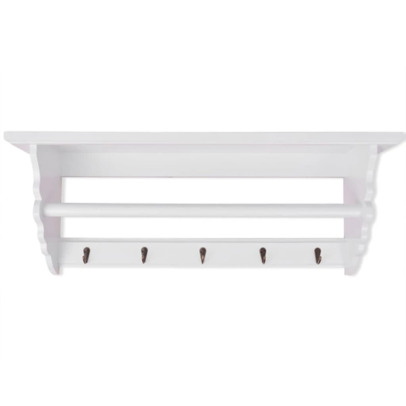 vidaXL baroka stila mēteļu pakaramais, MDF