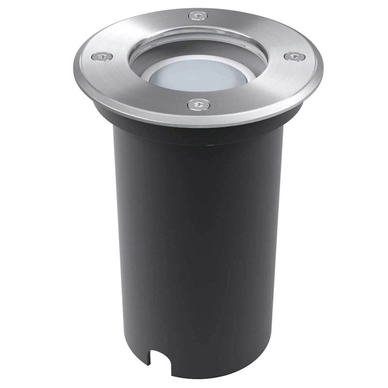 vidaXL dārza LED lampas, 3 gab., iebūvējamas zemē, apaļas