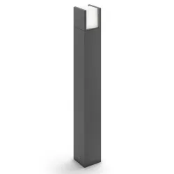 Pastatomas lauko šviestuvas Philips Arbour, 6W, LED, IP44, pilka sp., 10 cm x 77 cm