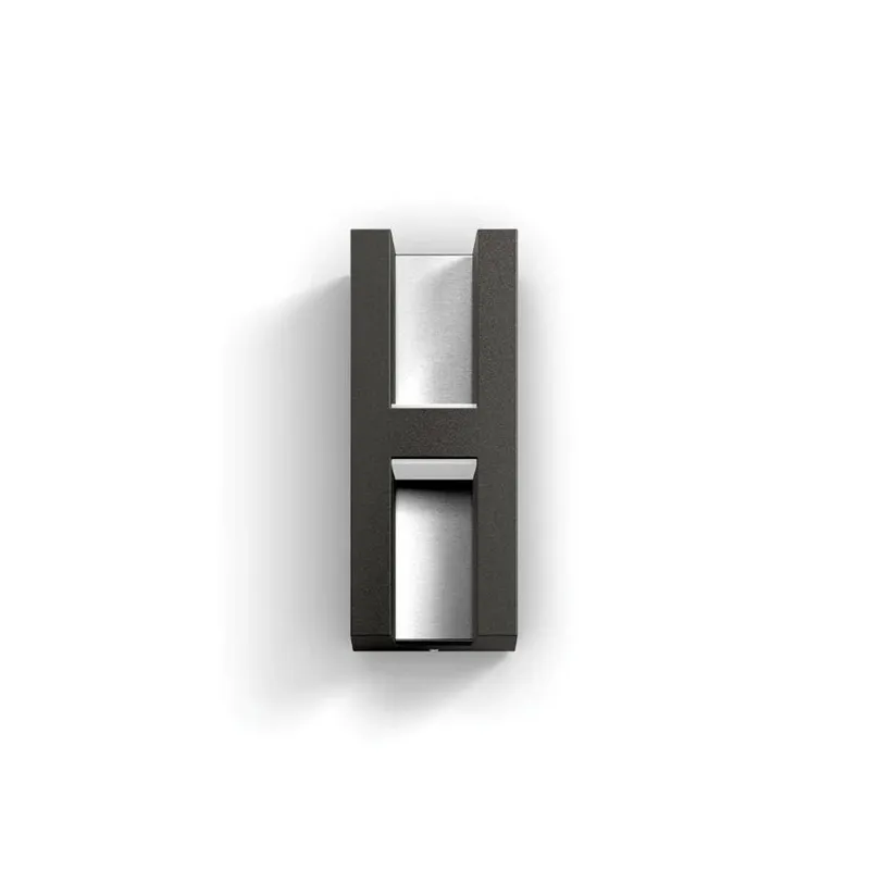 Āra sienas lampa Philips Shadow, 4.5W, LED, IP67, melna krās., 11.5 cm x 1 cm