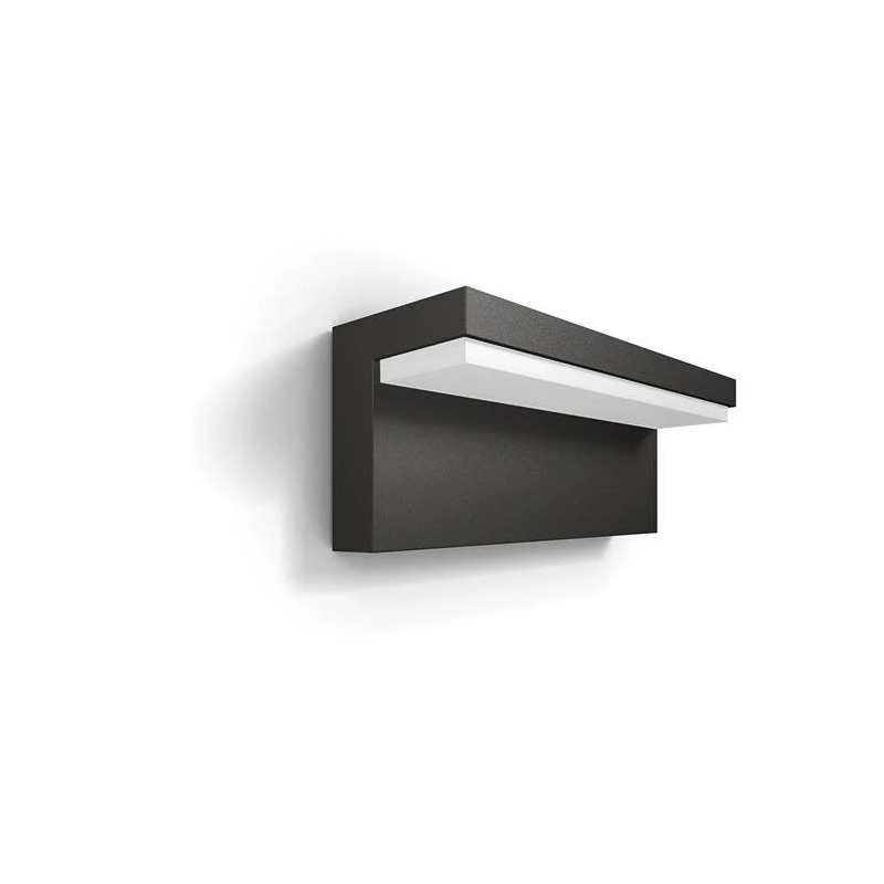 Apgaismojums Philips Bustan, 4.5W, IP44, antracīts, 7.8x 9.2cm