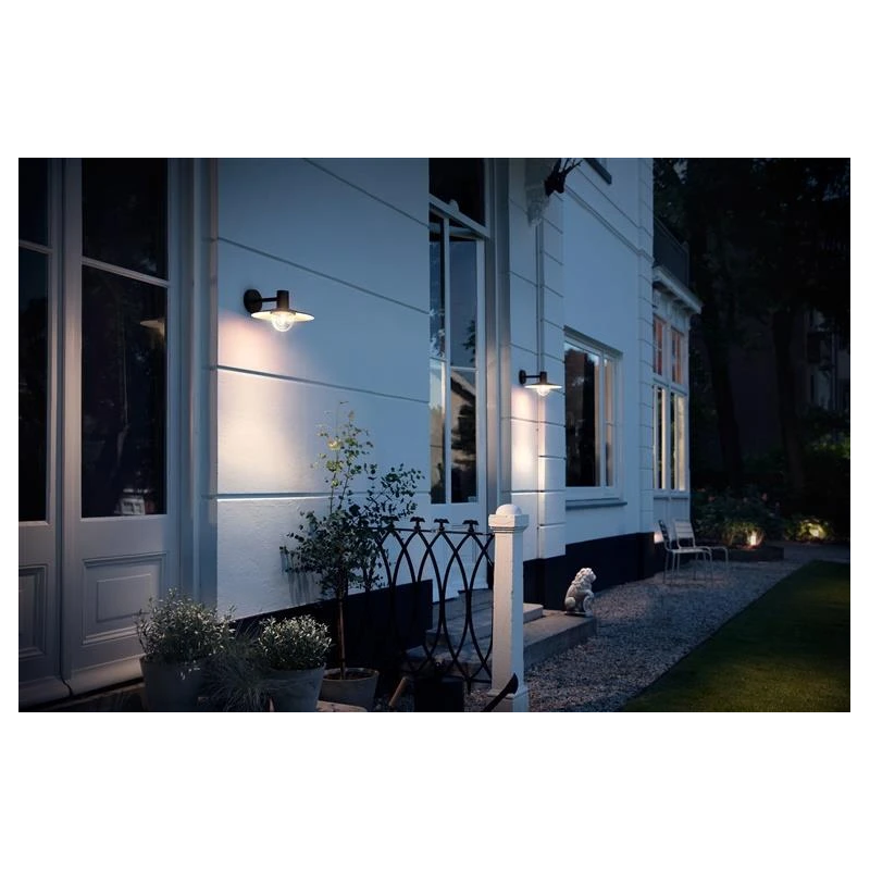 Lampa sienas melna 1x42w 230v