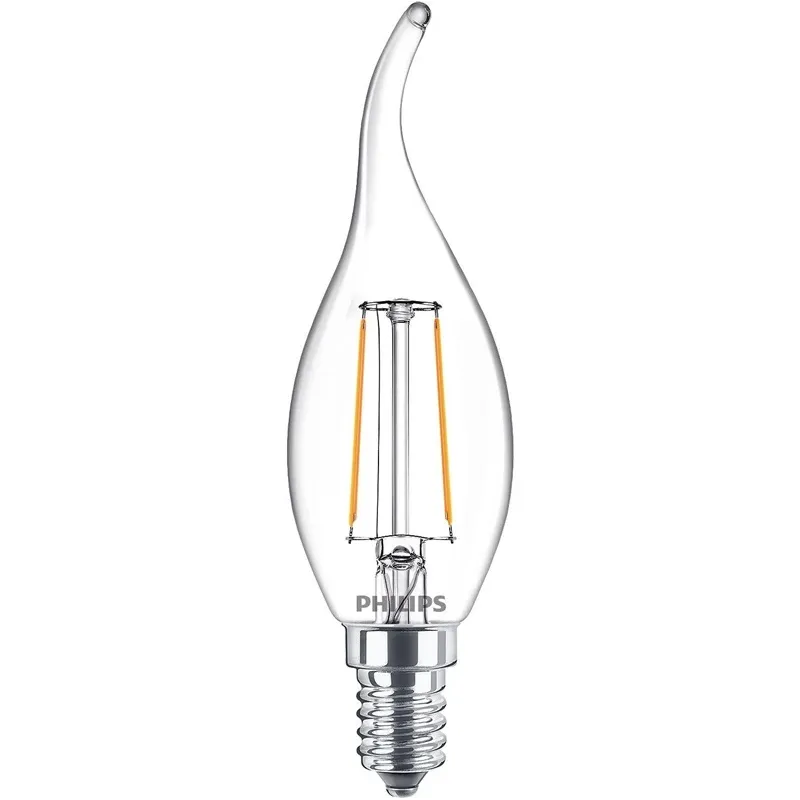 Spuldze Philips LED, B35, 2700 °K, E14, 2 W, 250 lm