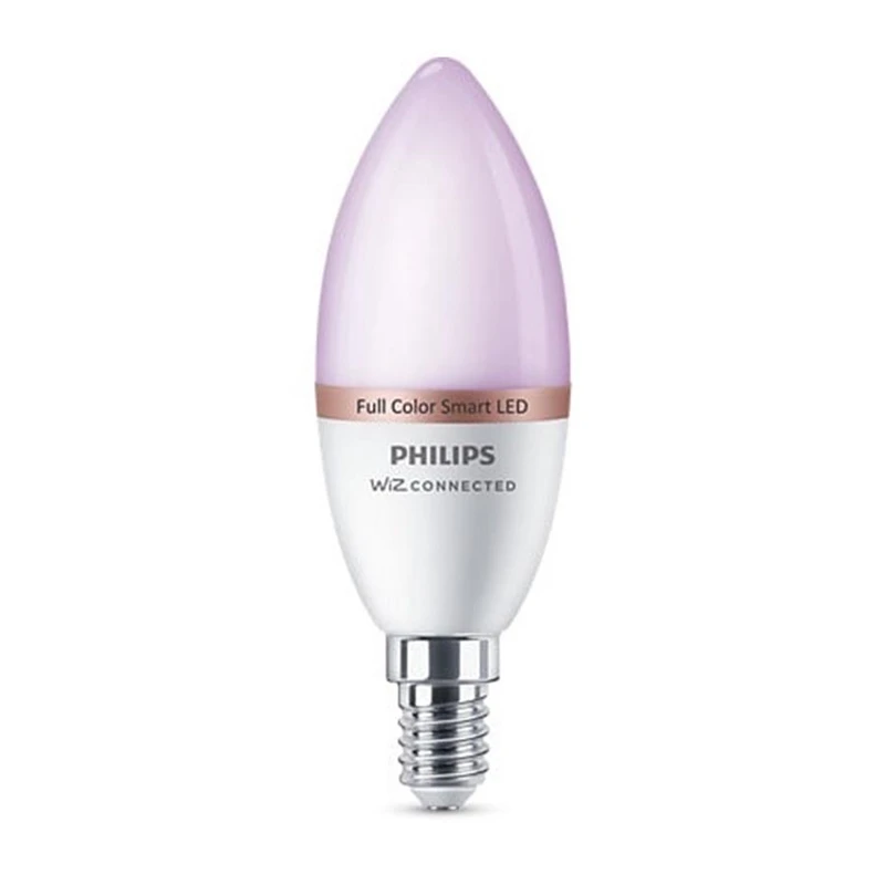 Spuldze led wifi c37 e14 4.9w 470lm rgbt