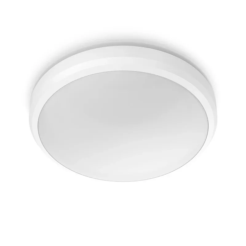 Āra griestu lampa Philips Doris, 6W, LED, IP54, balta krās., 22 cm x 7 cm