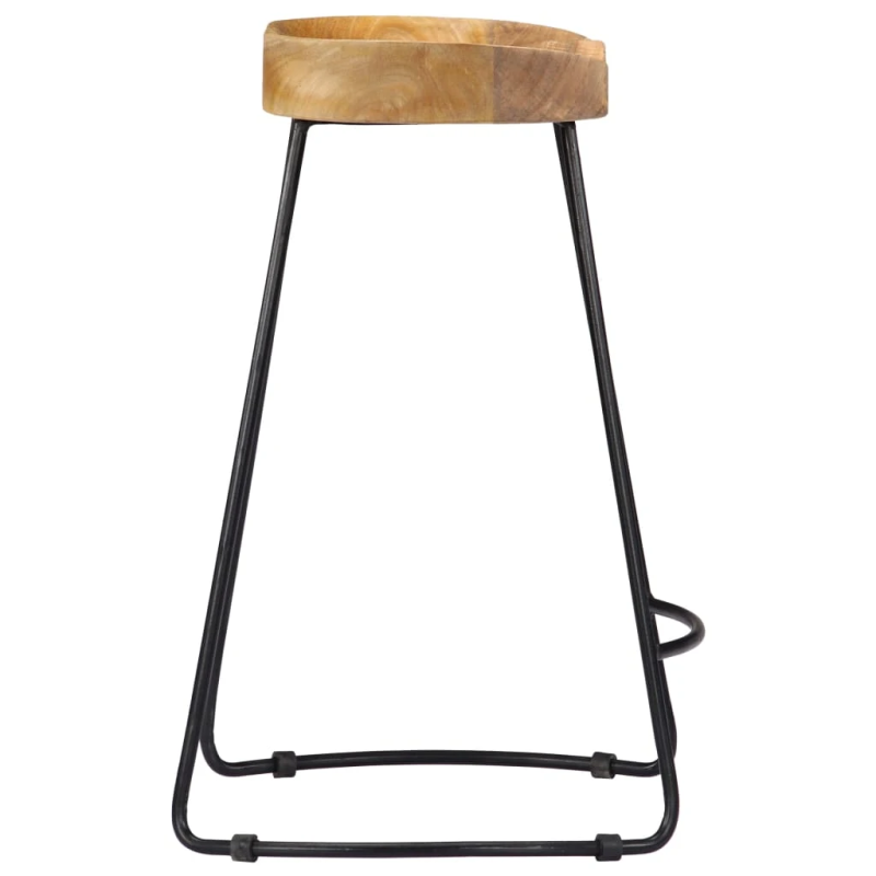 vidaXL Gavin bāra krēsli, 2 gab., mango masīvkoks