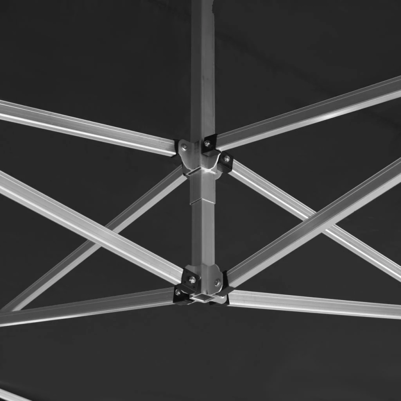 vidaXL saliekama nojume, 4,5x3 m, alumīnijs, antracītpelēka