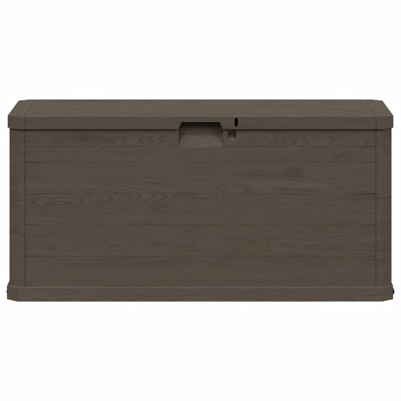 vidaXL dārza uzglabāšanas kaste, 280 L, brūna