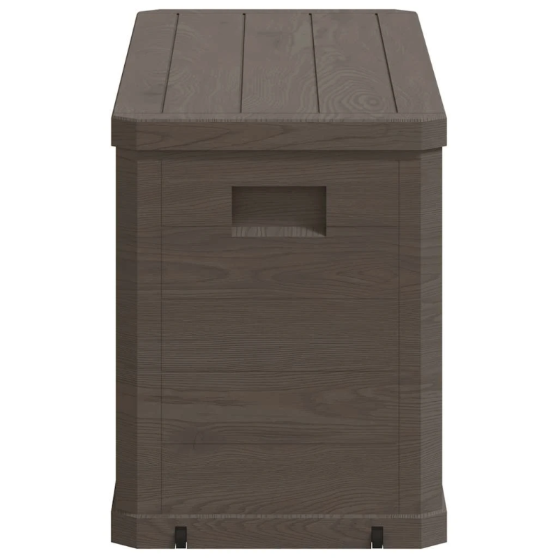 vidaXL dārza uzglabāšanas kaste, 280 L, brūna