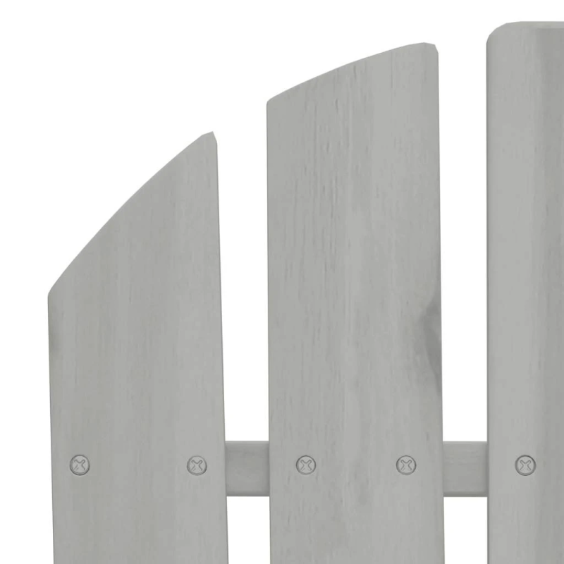 vidaXL dārza krēsls, koks, pelēks