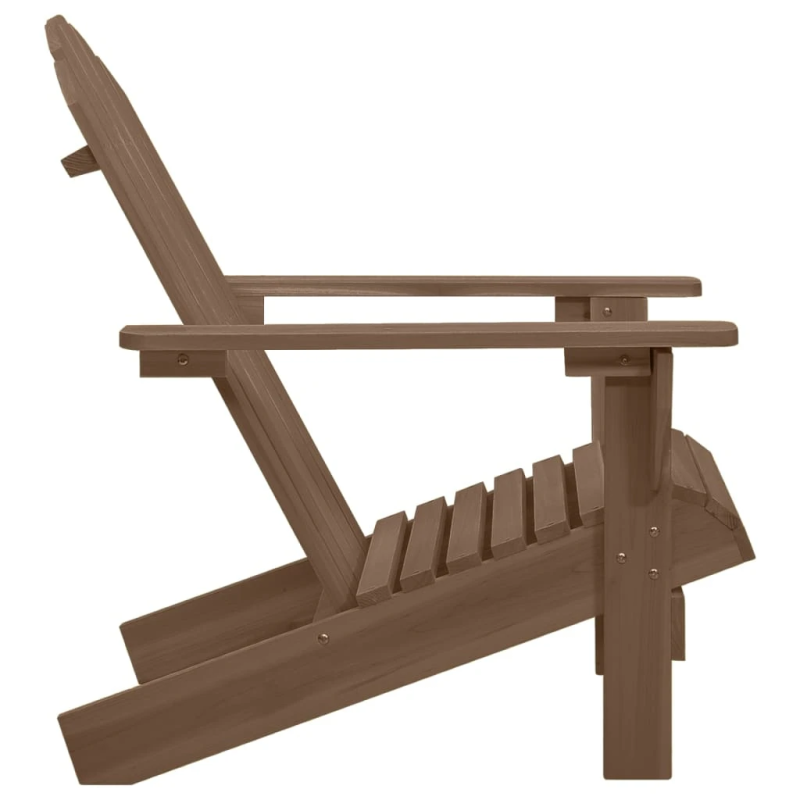 vidaXL dārza krēsls, koks, brūns