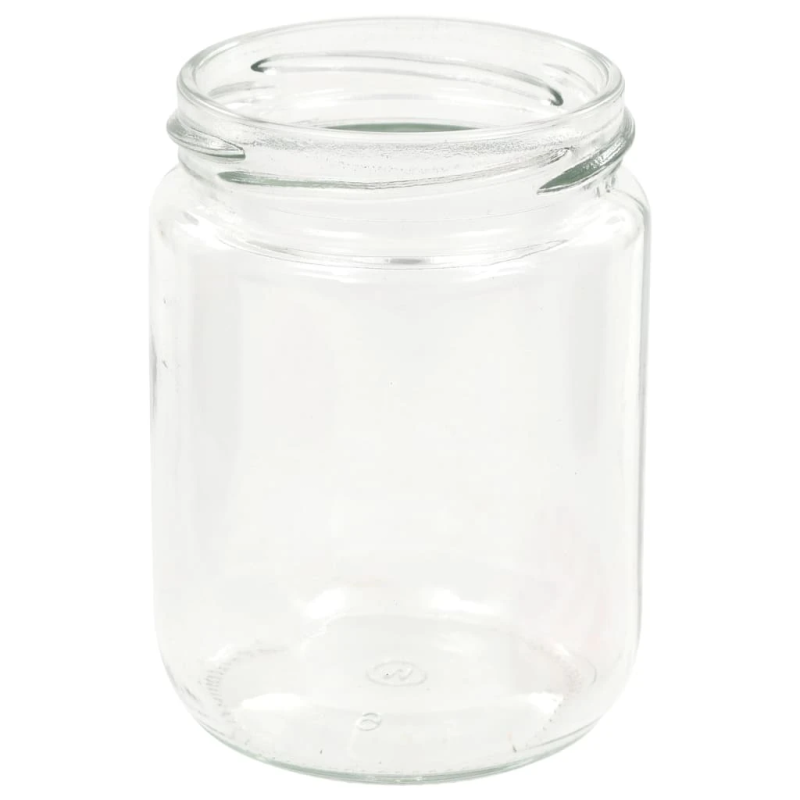 vidaXL ievārījuma burciņas, balti sarkani vāciņi, 48 gab., 230 ml