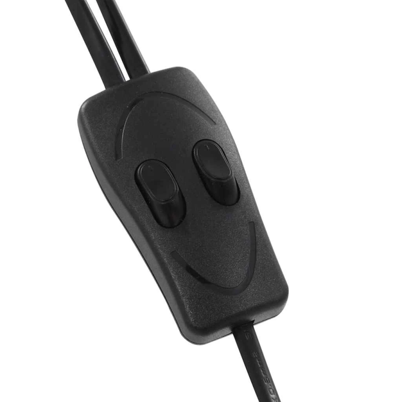 vidaXL stāvlampa, 180 cm, 18 W, aptumšojama, sudraba krāsā