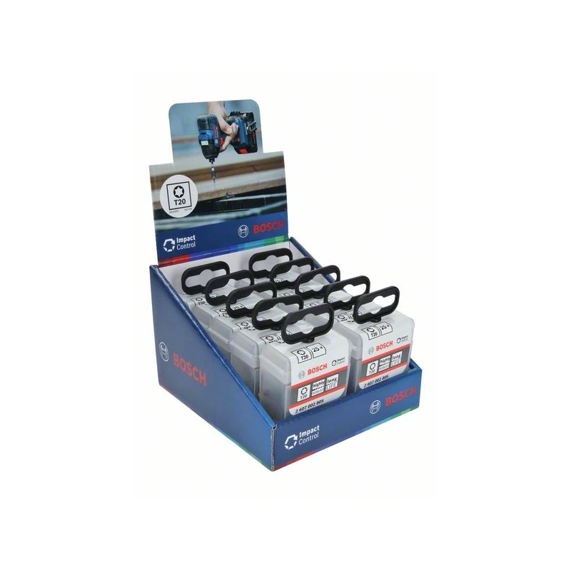 Suktuvo antgaliai T20 25 vnt.- Impact, L 25mm