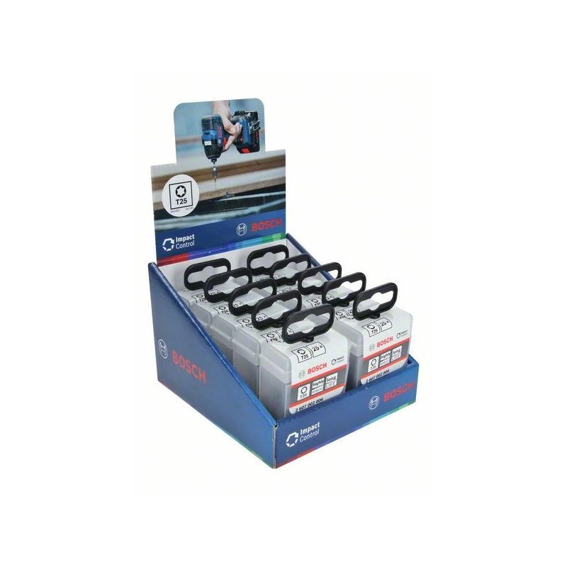 Skrūvgrieža uzg.T25 -L 25 10 x 25 gab.- Impact