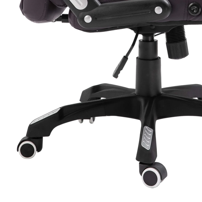 vidaXL biroja krēsls, brūna mākslīgā āda