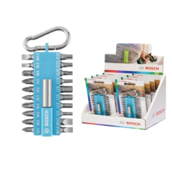 21-daļīgs skrūvgriežu uzgaļu kompl ar karabīni