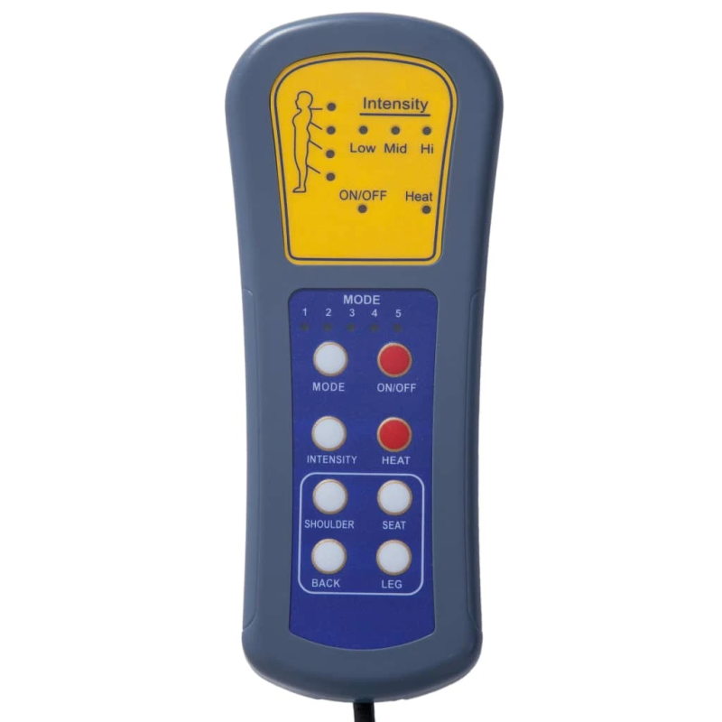 vidaXL masāžas zvilnis, brūna mākslīgā zamšāda