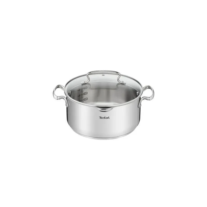 Duetto pot 24cm with glass lid
