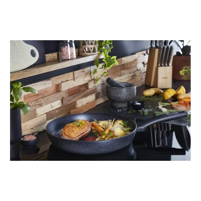 Сковорода Tefal BLACK STONE 2100121615, 24 см, алюминий