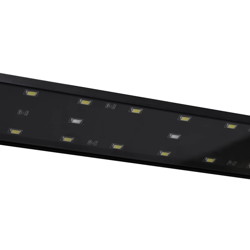 vidaXL akvārija LED lampa ar stiprinājumiem, 75-90 cm, zila un balta