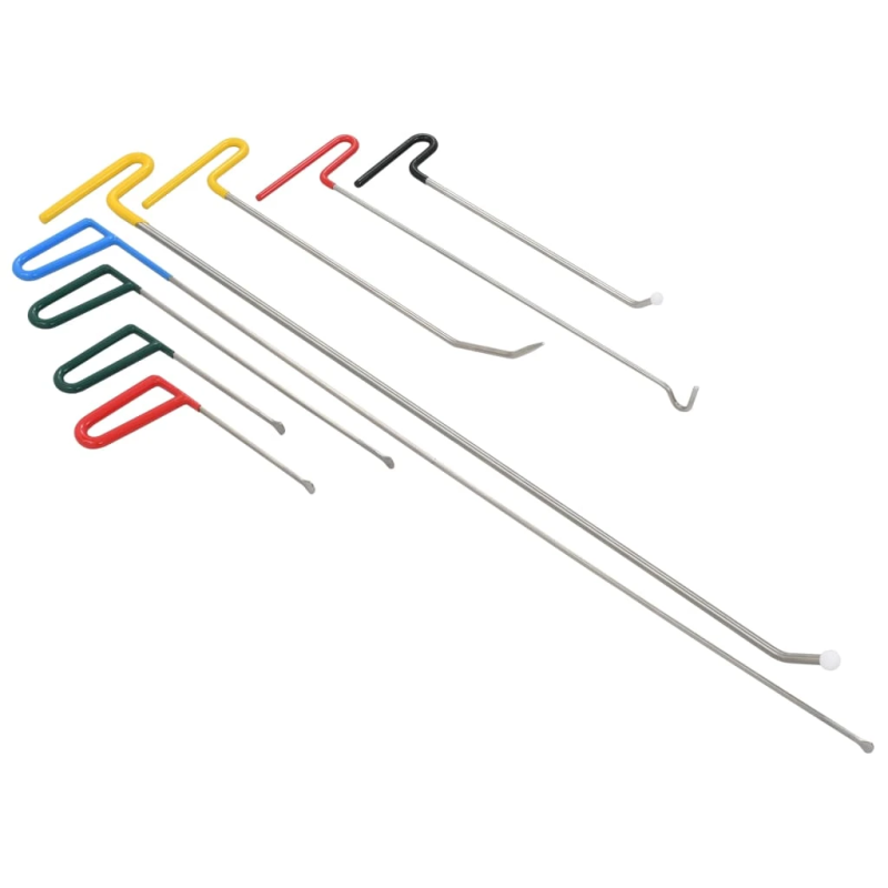 vidaXL bukšu izlīdzināšanas komplekts, 8 daļas, nerūsējošs tērauds