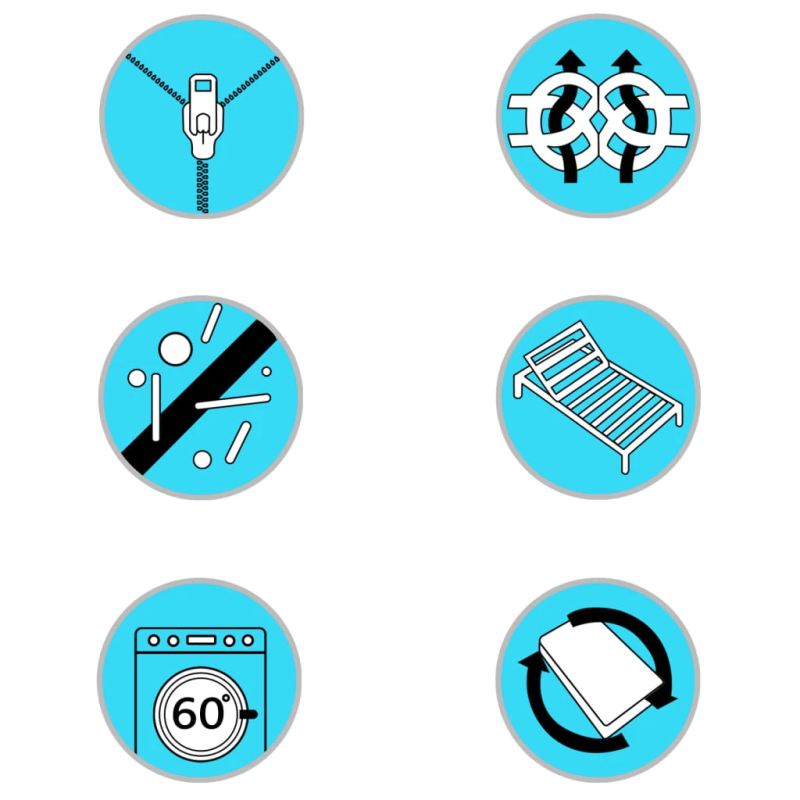 vidaXL virsmatracis, 90x200 cm, Visco atmiņas putas, 6 cm