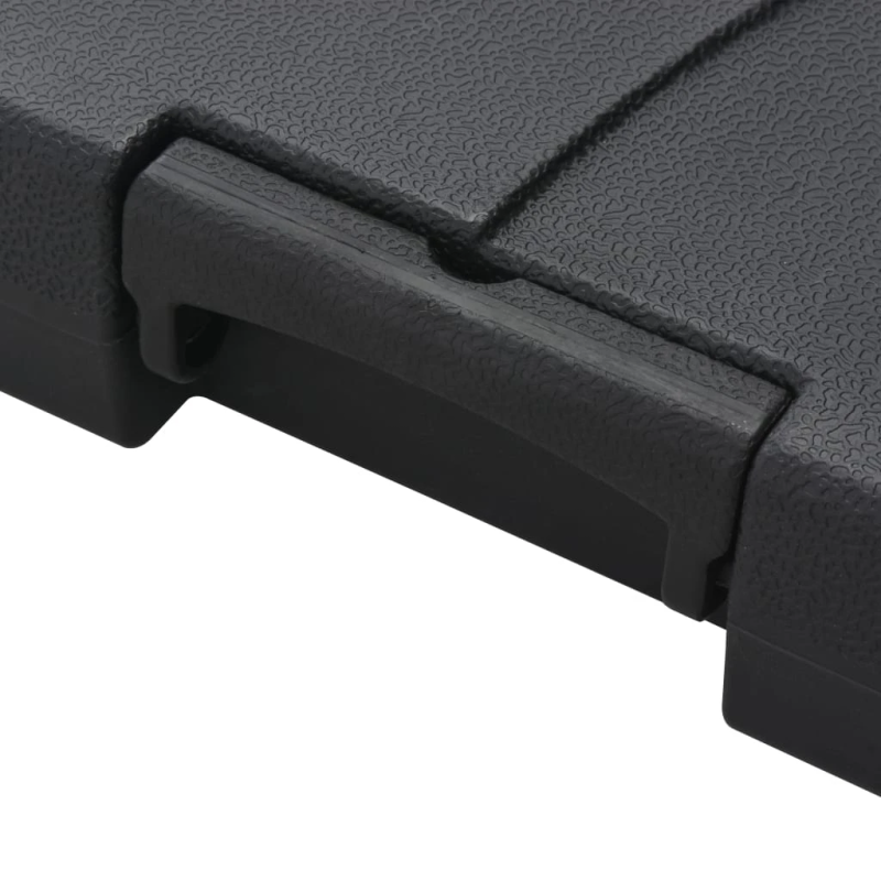 vidaXL dārza saulessargs ar pamatni, pārnēsājams, pelēkbrūns