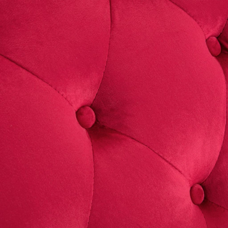 vidaXL atpūtas zvilnis, sarkans samts