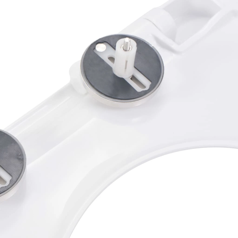 vidaXL tualetes poda sēdeklis, lēnās aizvēršanas funkcija, balts